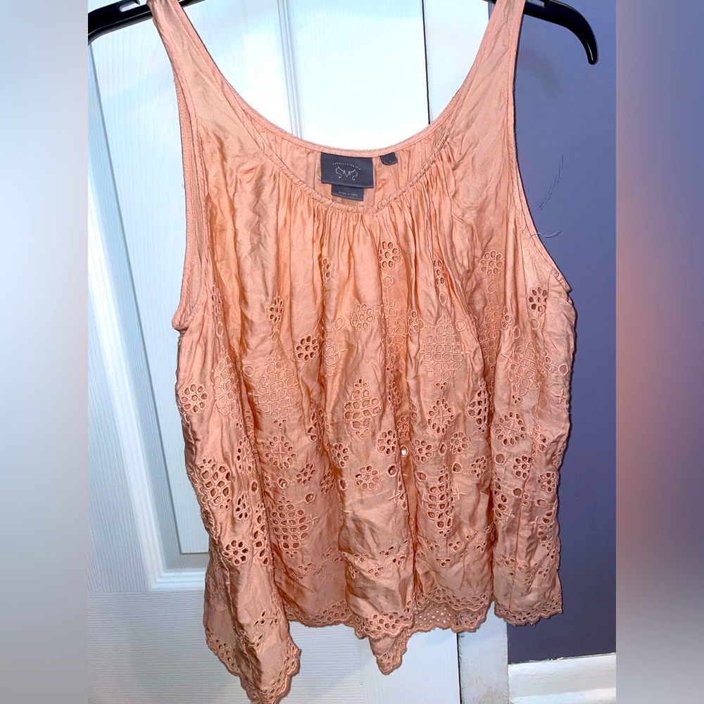 Anthropologie Vanessa Virginia Eyelet Top